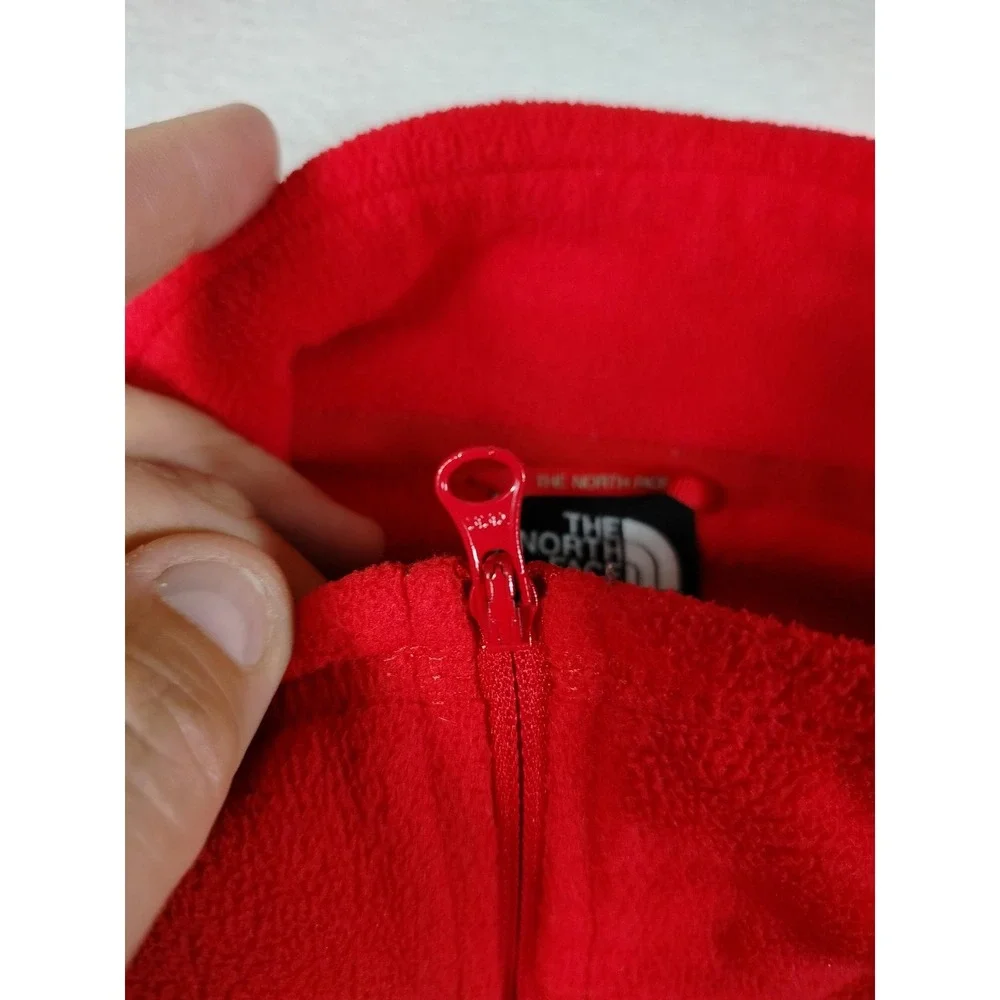 The North Face Pullover Mens XL Red Fleece 1/4 Zip Polartec Hiking Gorpcore